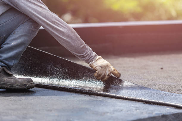 Professional Basement Waterproofing technician working in Martinsville, IL